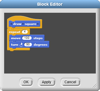 draw square editor